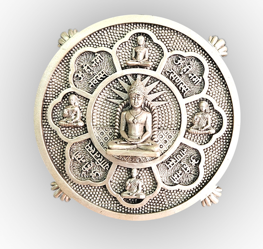 925 Pure Jain Siddhachakra Silver