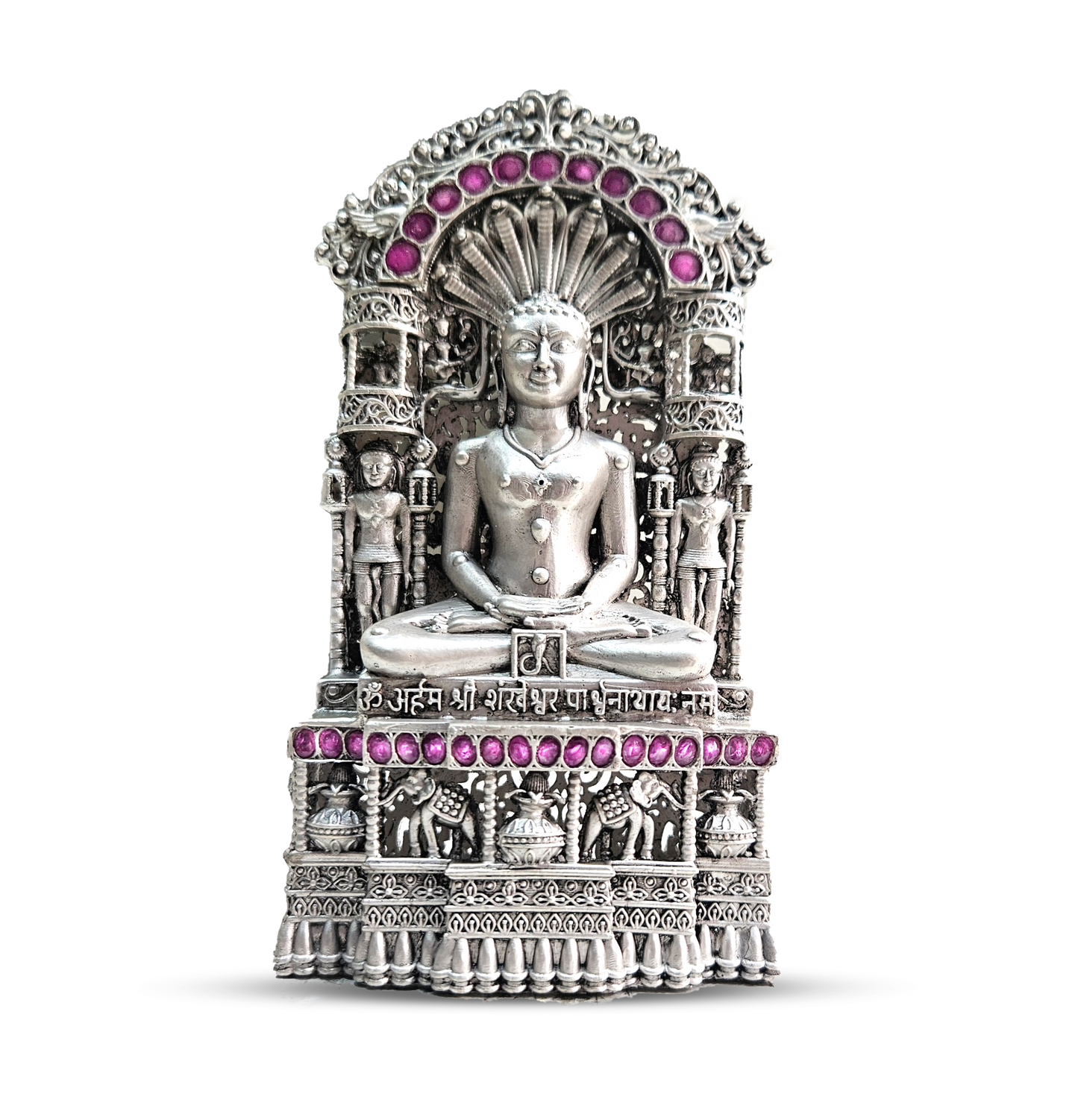 925 Pure Silver Shankheshwar Parshvanath Idol